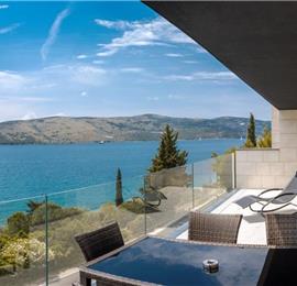 3 Villas with Pools and Sea Views near Trogir, sleep 40