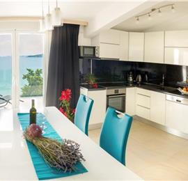 3 Villas with Pools and Sea Views near Trogir, sleep 40