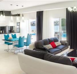 3 Villas with Pools and Sea Views near Trogir, sleep 40