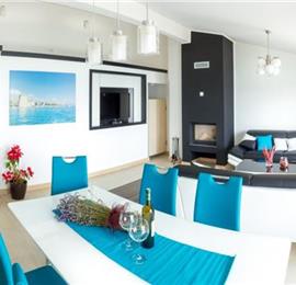 3 Villas with Pools and Sea Views near Trogir, sleep 40