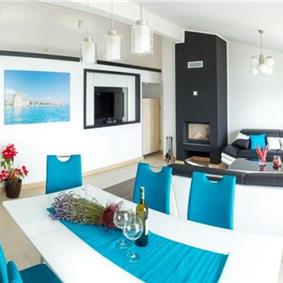 3 Villas with Pools and Sea Views near Trogir, sleep 40