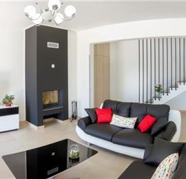 3 Villas with Pools and Sea Views near Trogir, sleep 40
