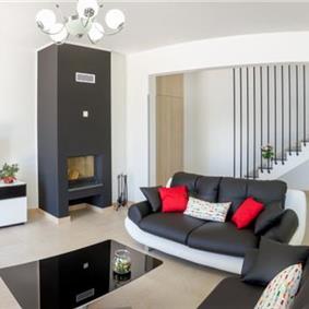 3 Villas with Pools and Sea Views near Trogir, sleep 40