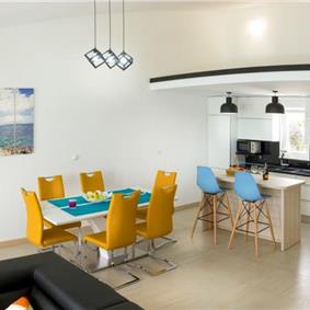 3 Villas with Pools and Sea Views near Trogir, sleep 40