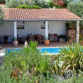 5 Bedroom Seaside Villa with Pool in Supetar, Brac Island, Sleeps 9-11