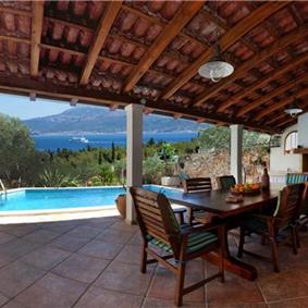 5 Bedroom Seaside Villa with Pool in Supetar, Brac Island, Sleeps 9-11