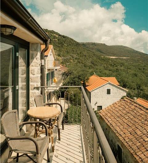 Studio Apartment with Shared Pool in Kotor Bay, Montenegro, Sleeps 2-3