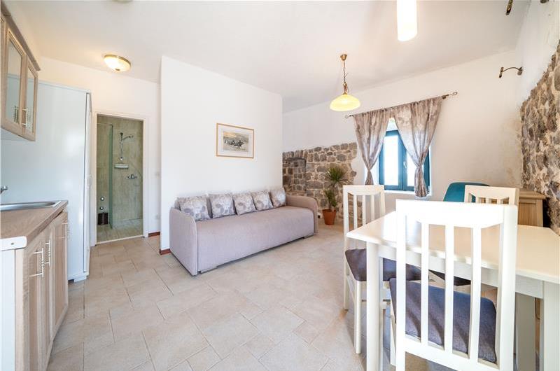 Studio Apartment with Shared Pool in Kotor Bay, Montenegro, Sleeps 2-3