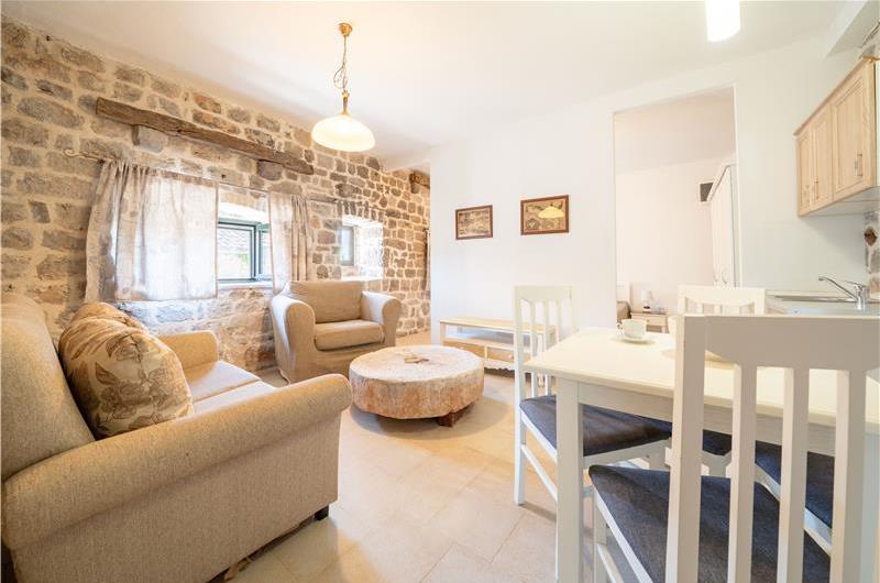 Studio Apartment with Shared Pool in Kotor Bay, Montenegro, Sleeps 2-3