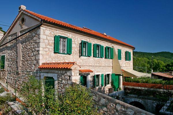 Three charming stone villas on one estate sleeping up to 14 -16, near Crikvenica with views of Krk Island