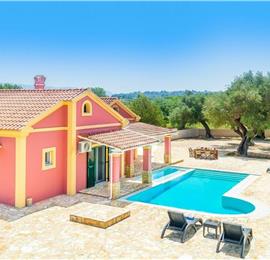 3 Bedroom Villa with Pool in Acharavi on Corfu, Sleeps 6-8