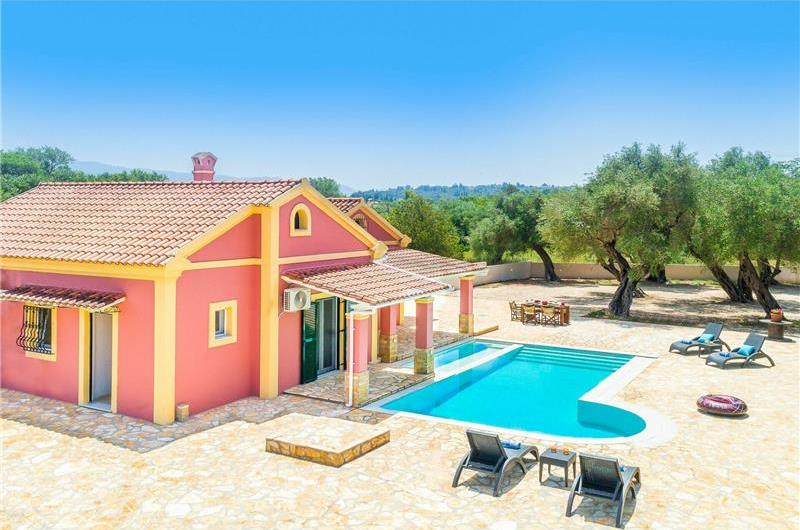 3 Bedroom Villa with Pool in Acharavi on Corfu, Sleeps 6-8