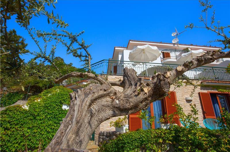 4 bedroom with pool and panoramic sea views near Serrento, sleeps 10