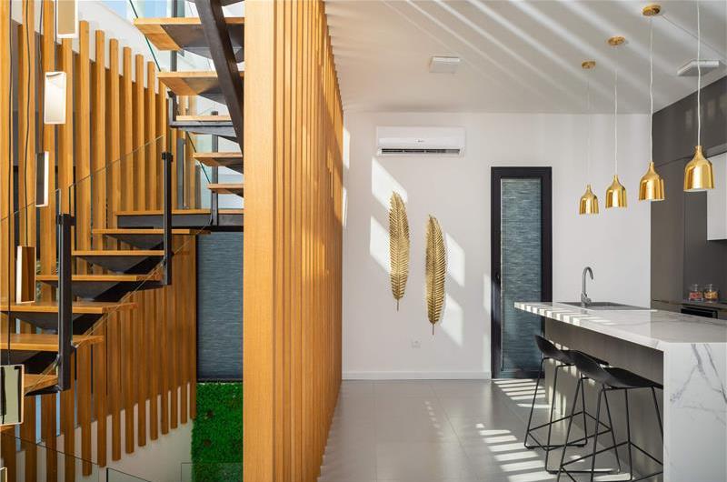 Luxury Beachfront Villa with Heated Infinity Pool near Trogir, Sleeps 8