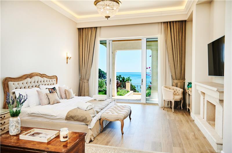 11 bedroom seafront villa with infinity pool near Budvar, sleeps 22