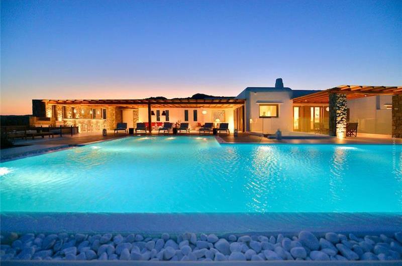 4 bedroom villa with pool by Elia Beach, sleeps 8