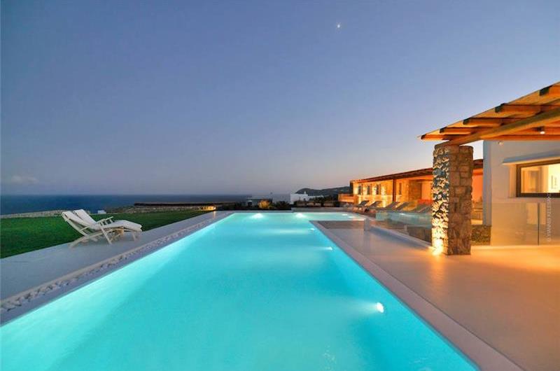 4 bedroom villa with pool by Elia Beach, sleeps 8