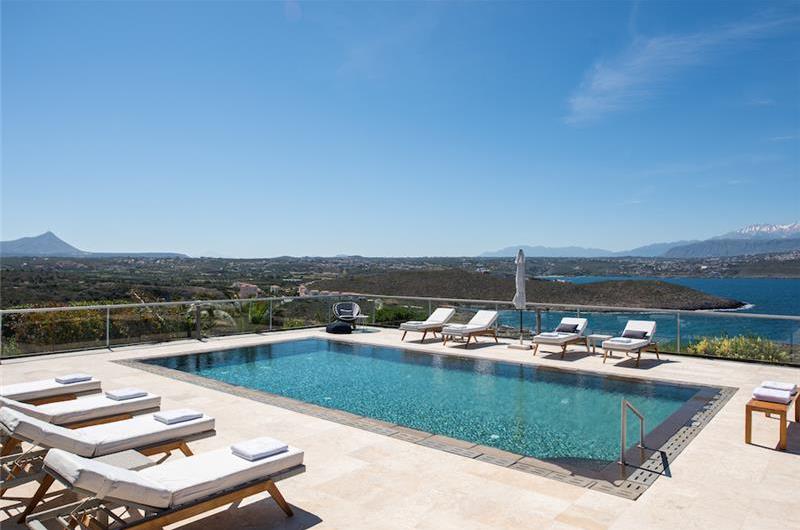 Selection of 4 bedroom villas with pool near Chania, sleeps 8