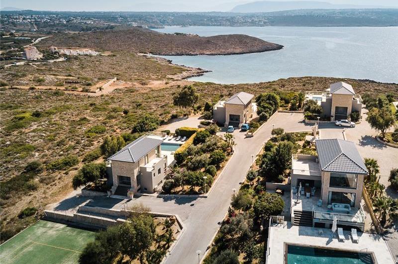 Selection of 4 bedroom villas with pool near Chania, sleeps 8