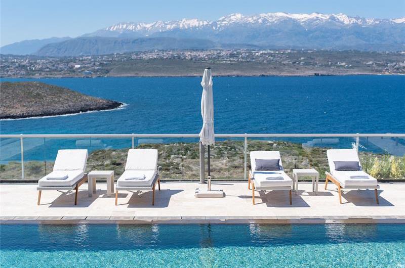 Selection of 4 bedroom villas with pool near Chania, sleeps 8