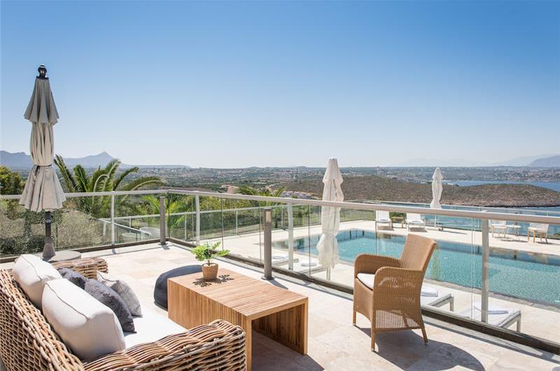 Selection of 4 bedroom villas with pool near Chania, sleeps 8