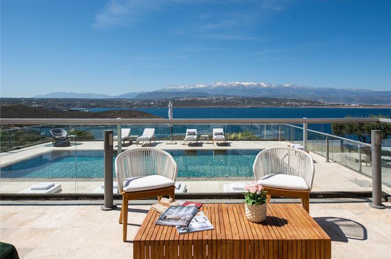 Selection of 4 bedroom villas with pool near Chania, sleeps 8
