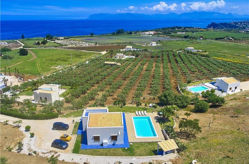 3 bedroom villa with pool, Scopello, sleeps 6