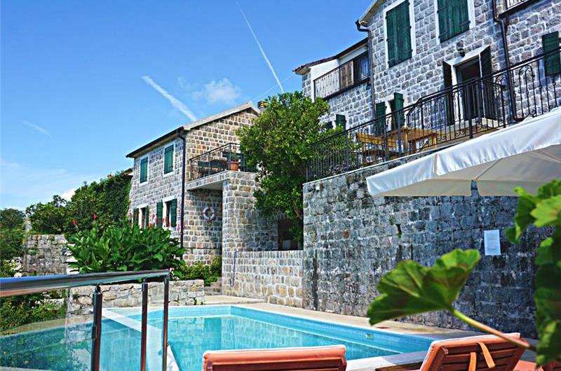 Selection of Studio Apartments with Sea Views & Shared Pool in Kotor Bay, Montenegro, Sleeps 2-3