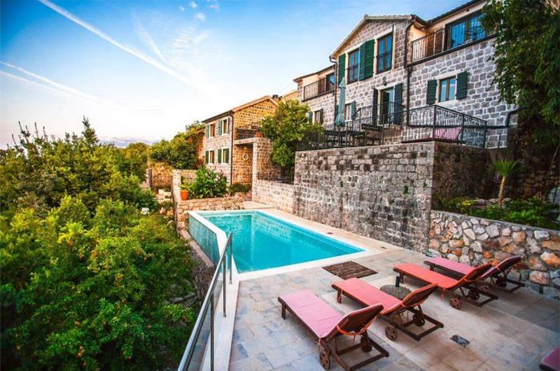 Selection of Studio Apartments with Shared Pool in Kotor Bay, Montenegro, Sleeps 2