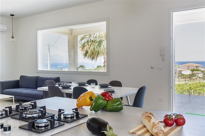 3 bedroom villa with pool, Alcamo, sleeps 5-6