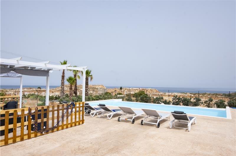 3 bedroom villa with pool & sea views, Cornino, sleeps 6-7