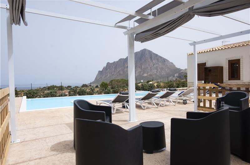 3 bedroom villa with pool & sea views, Cornino, sleeps 6-7