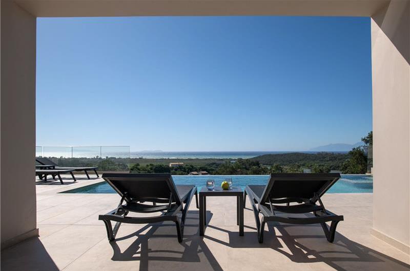 4 bedroom villa with pool & sea views, Acharavi, sleeps 8