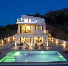 4 bedroom villa with pool & sea views, Acharavi, sleeps 8