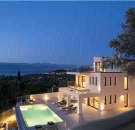 4 bedroom villa with pool & sea views, Acharavi, sleeps 8