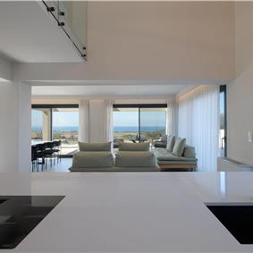 4 bedroom villa with pool & sea views, Acharavi, sleeps 8