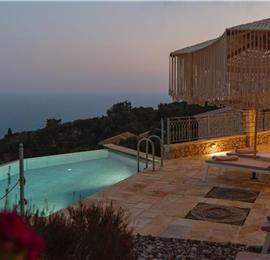 3 bedroom villa with pool & sea views, near Palaiokastrítsa, sleeps 6