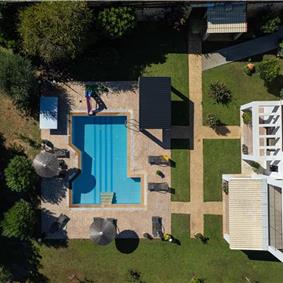 4 bedroom villa with pool, Chalikounas, sleeps 8