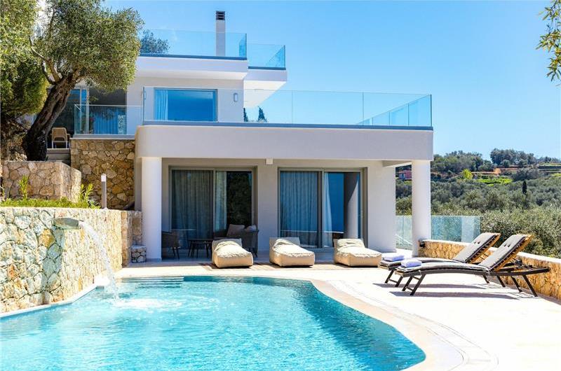 3 bedroom villa with pool & sea views, Makrades, sleeps 6