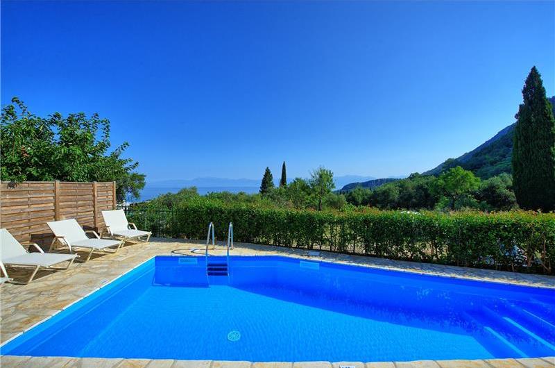3 bedroom villa with pool & sea & mountain views, Episkepsi, sleeps 7