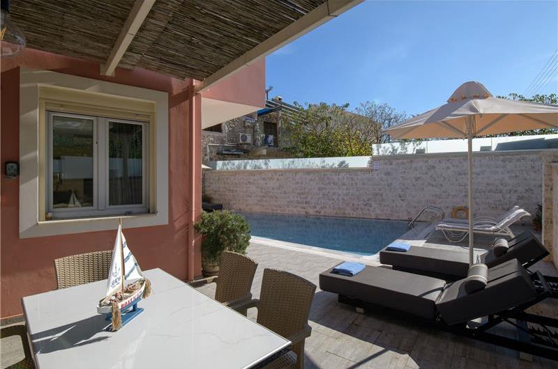 7 bedroom seaside villa with pool, Kassiopi, sleeps 13