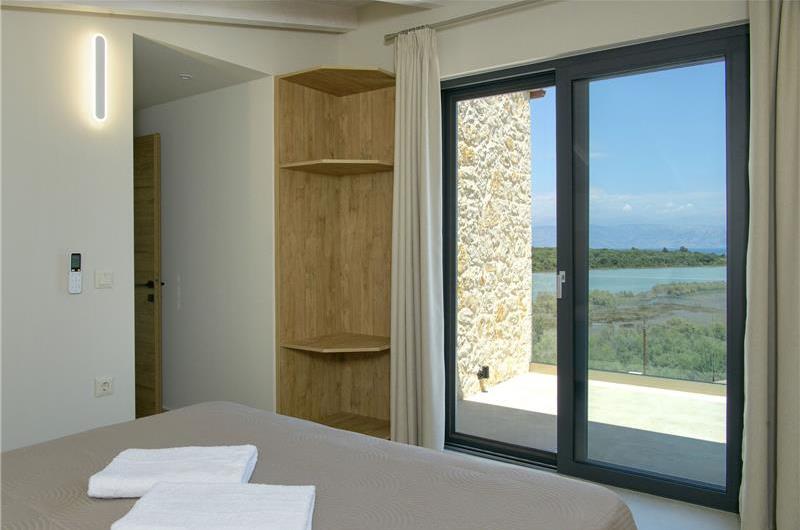  3 bedroom stone villa with pool & seaview, near Acharavi, sleeps 6