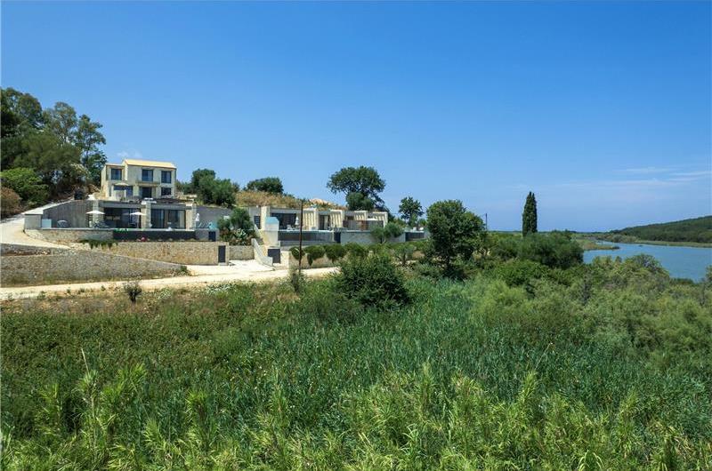  3 bedroom stone villa with pool & seaview, near Acharavi, sleeps 6