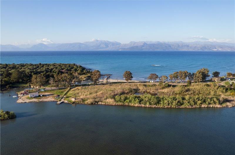 3 bedroom villa with pool & sea view, near Acharavi, sleeps 6