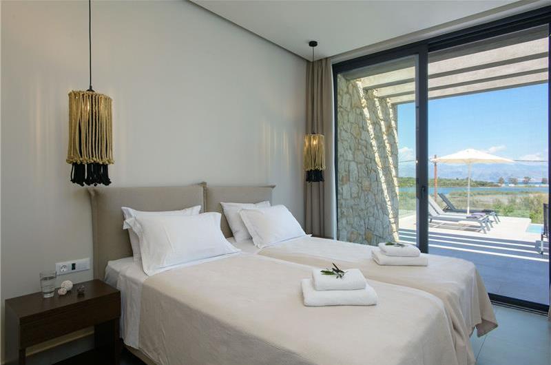 3 bedroom villa with pool & sea view, near Acharavi, sleeps 6