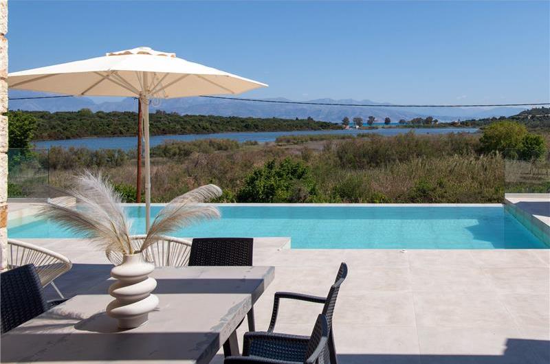 3 bedroom villa with pool & sea view, near Acharavi, sleeps 6