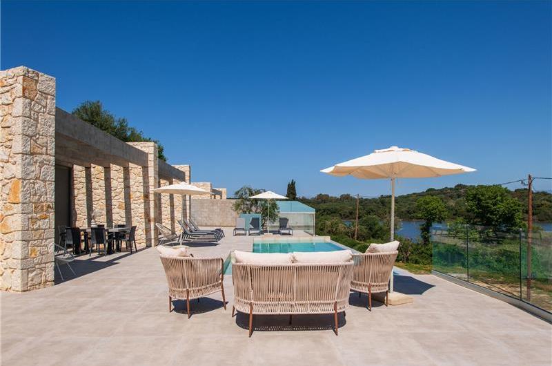 3 bedroom villa with pool & sea view, near Acharavi, sleeps 6