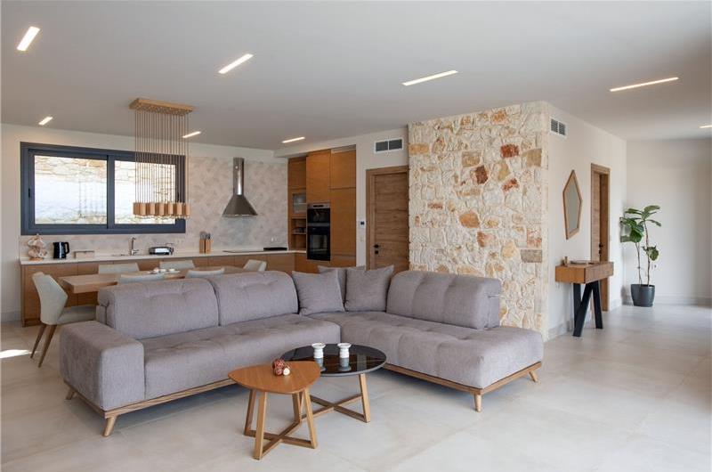 3 bedroom villa with pool & sea view, near Acharavi, sleeps 6