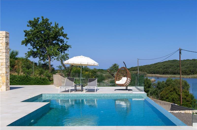 3 bedroom villa with pool & sea view, near Acharavi, sleeps 6