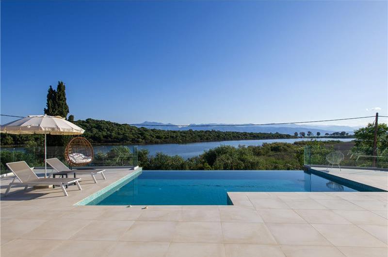 3 bedroom villa with pool & sea view, near Acharavi, sleeps 6